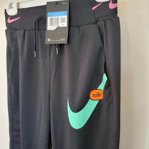 Nike Girl's Track Pant Zip Bottoms Size Medium NWT - Picture 4 of 6